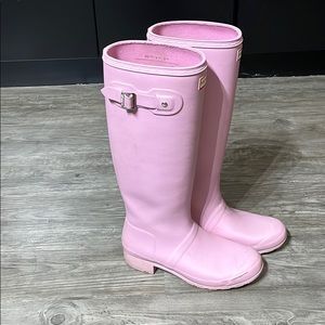 Hunter Boots Matte Pink